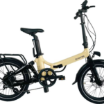 Vélo Pliant Électrique NOMAD 500Wh – Autonomie 120 km – Moteur Aikema 50 Nm – Freins Hydrauliques – 20’’ – Couleur Champagne (2024)