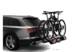 THULE VeloSpace XT – Porte-vélos plateforme sur attelage – 2 vélos – Compatible VAE & VTT lourds – Roues 4.7" – Basculement à pédale – Image 5