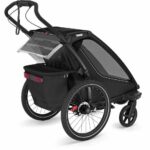 Thule Chariot Sport 2 Single – Remorque Vélo 1 Enfant – Natural Gold – 2025 – Poussette & Jogger – Suspension réglable – LED – 34 kg – Image 5